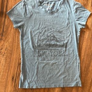 Aeropostale Blue Graphic Tee